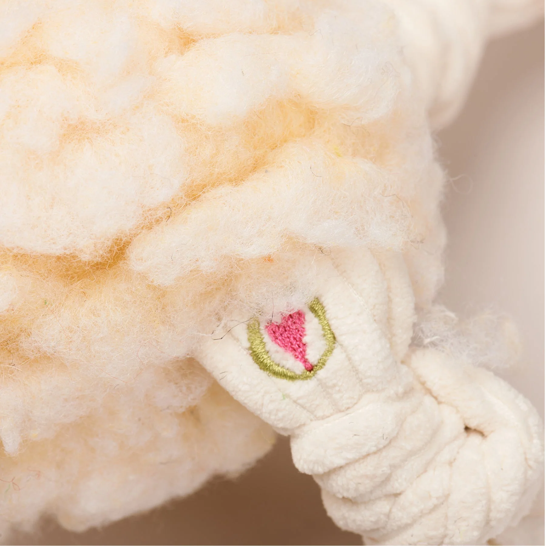 HuggleHounds Louise Lamb  Plush Dog Toy - Image 6